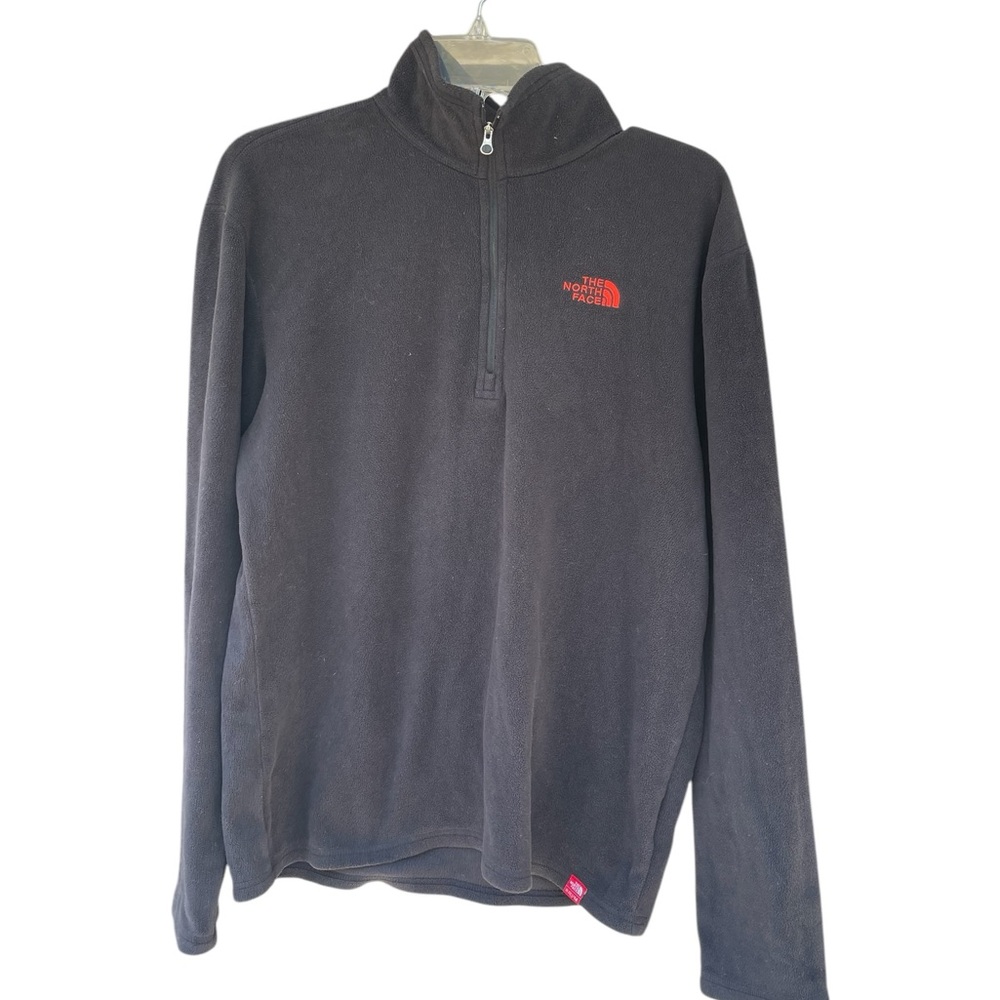 The North Face Men's Black 1/4 zip Size Small